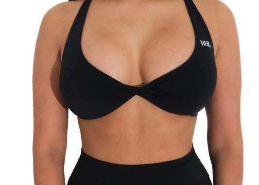 Snatched Sports Bra - Onyx